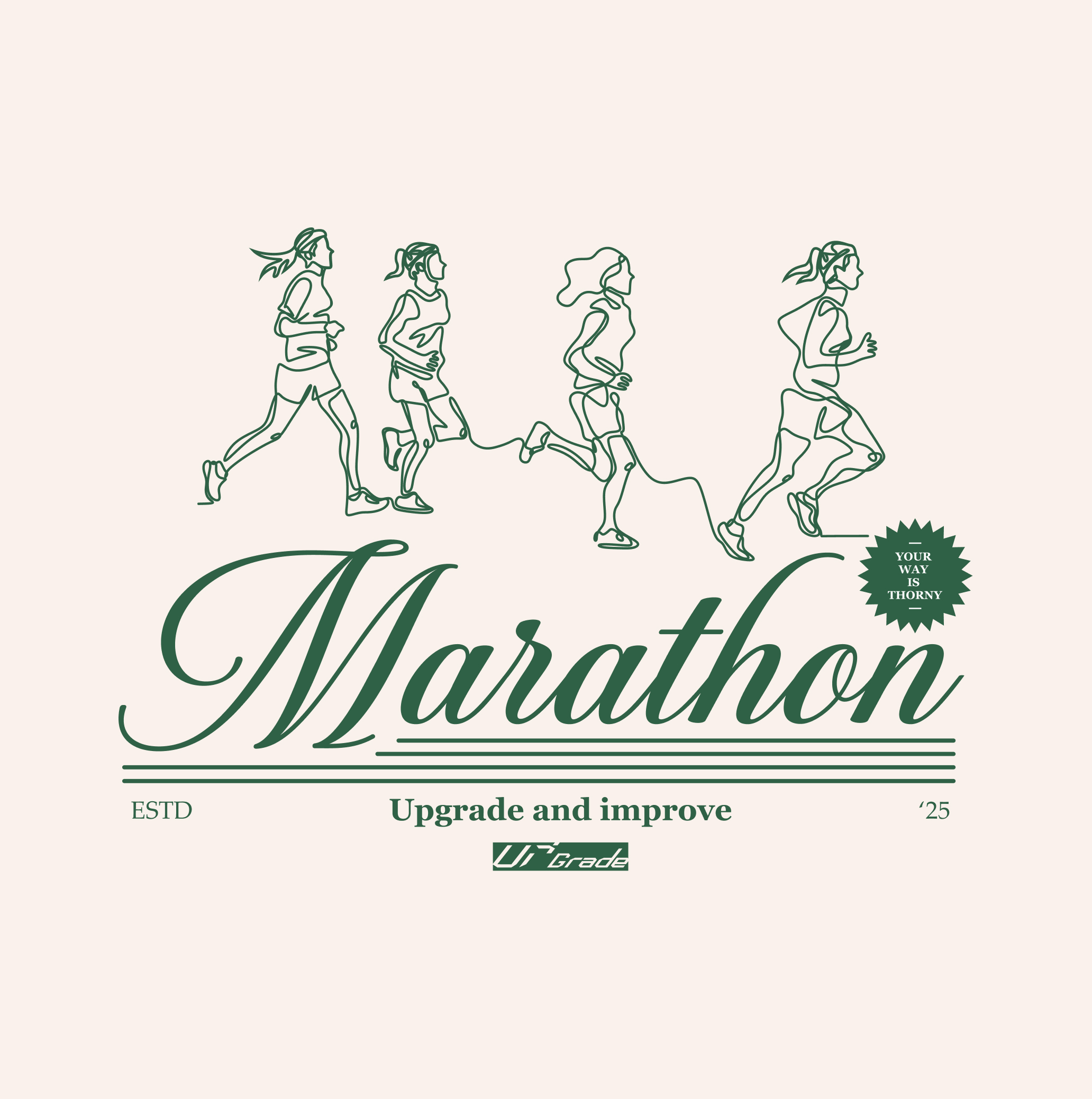Принт Marathon — полный разворот